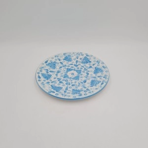 Puesto de Vajilla Trébol Azul Turquesa