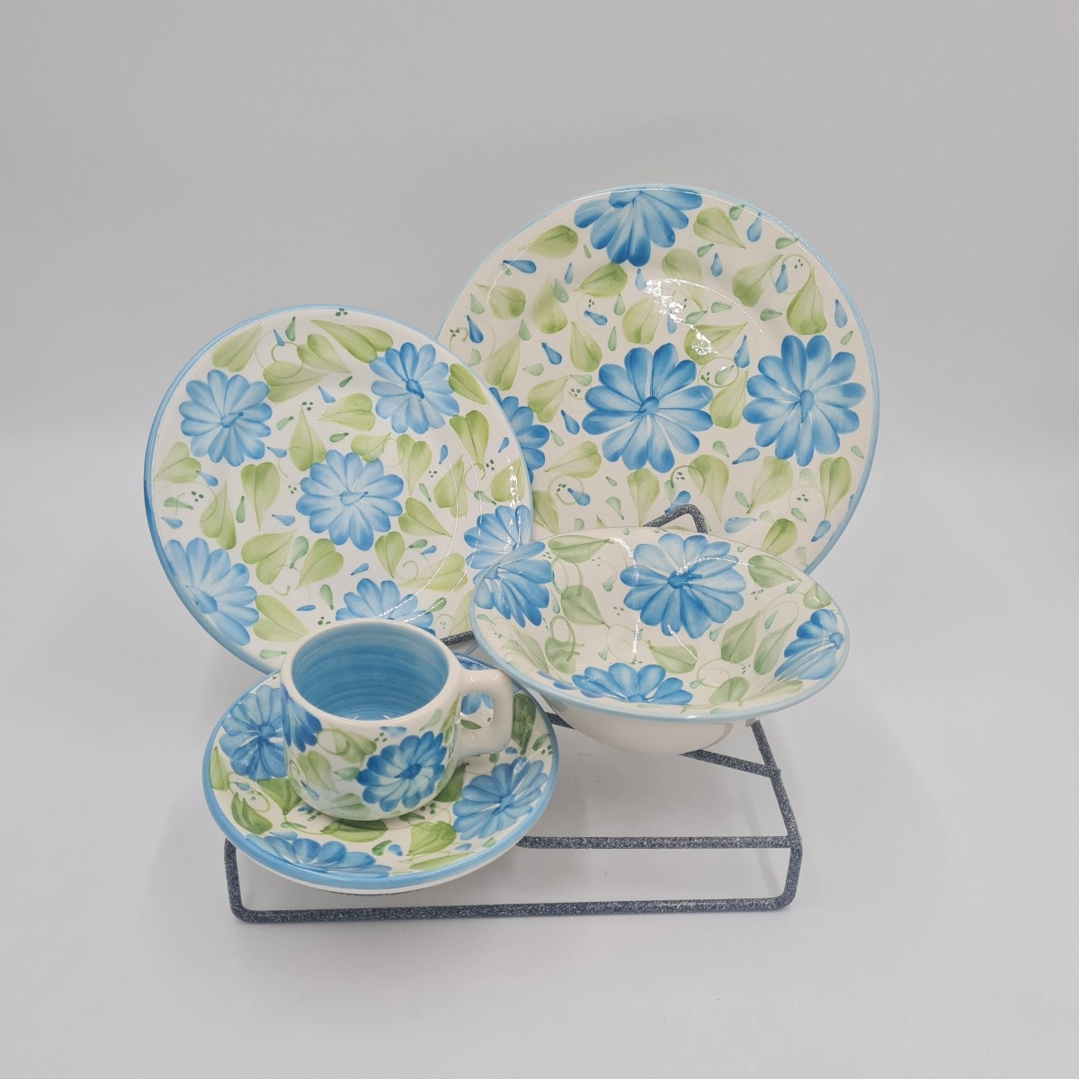 Puesto de Vajilla Sofia Azul
