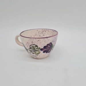 Puesto de Vajilla Flora Morada