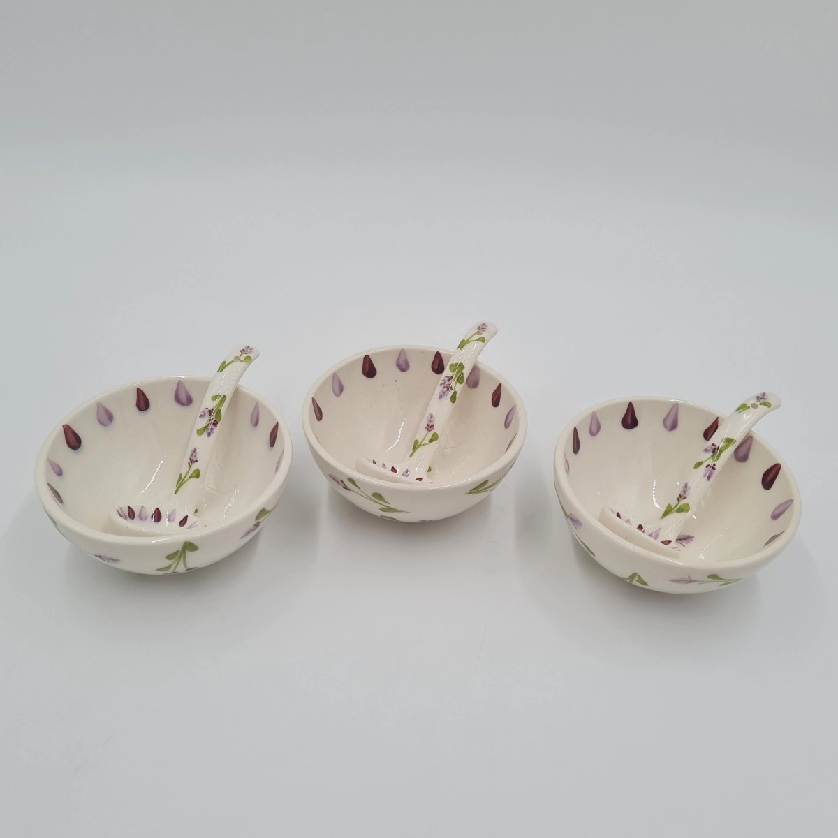 Set Salseras x 3 + cucharas