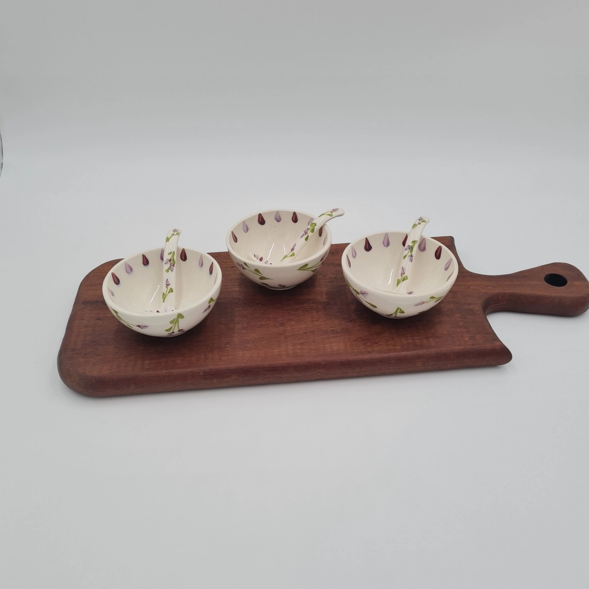 Set Salseras x 3 + cucharas