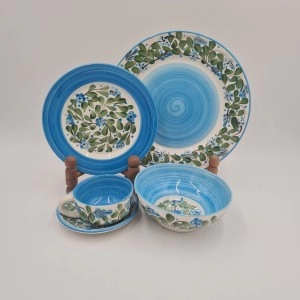 Puesto de Vajilla Cami Azul