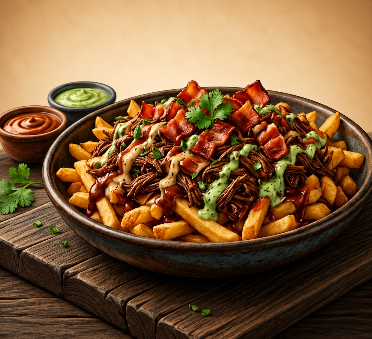 PAPAS ESPECIALES CON CARNE DESMECHADA