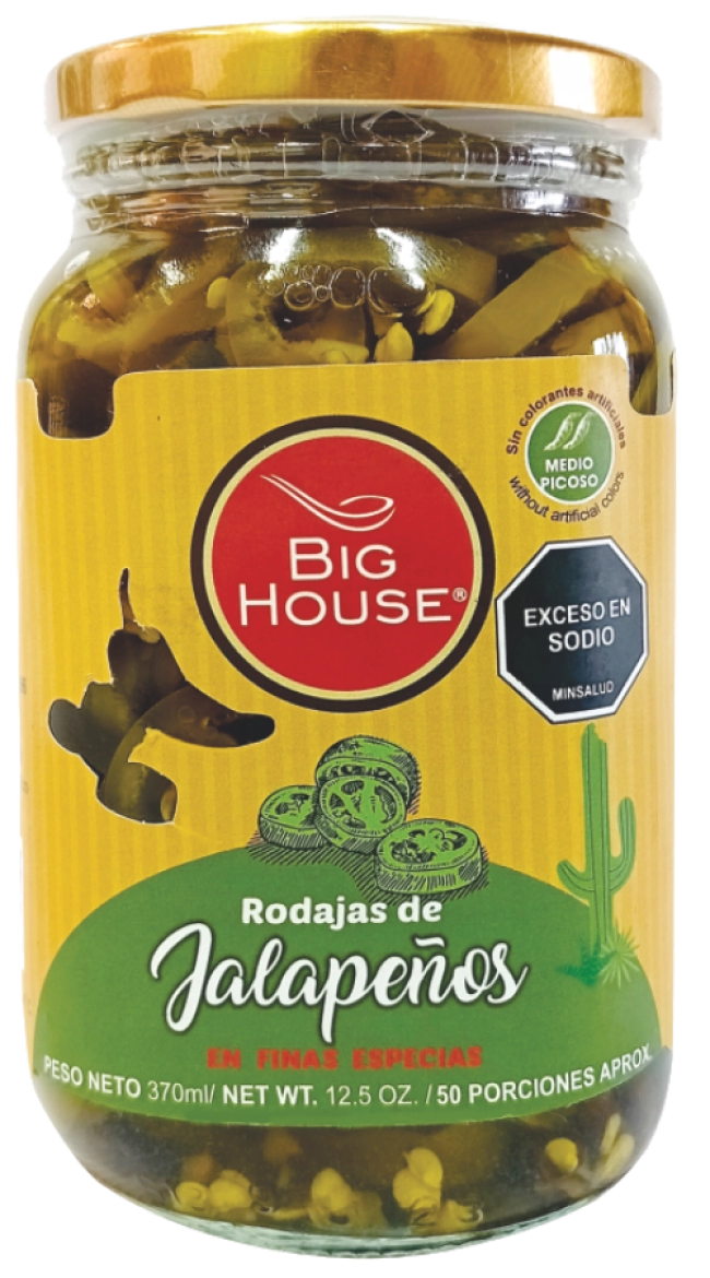 Jalapeño en rodajas con especias gourmet