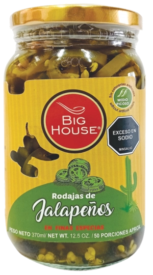 Jalapeño en rodajas con especias gourmet