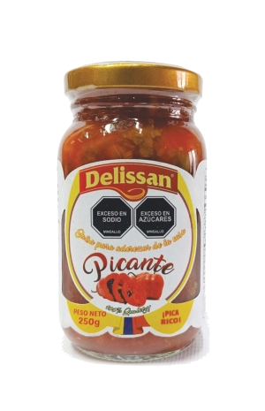 Salsa para aderezar picante con ají marca blanca