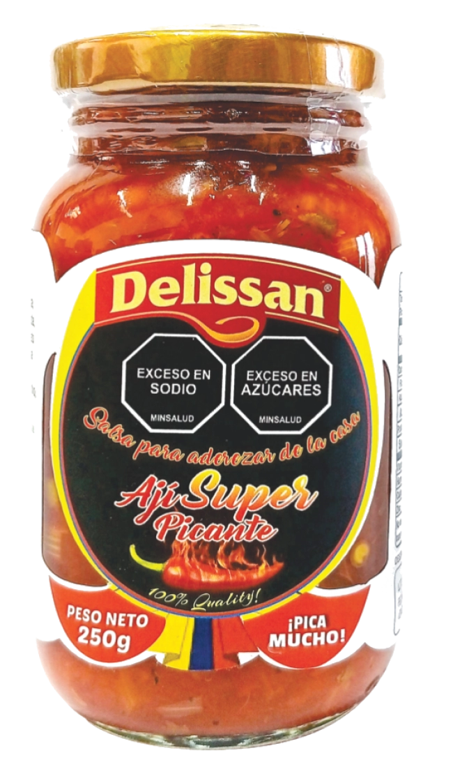 Salsa para aderezada picante con ají de la casa