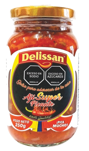 Salsa para aderezada picante con ají de la casa
