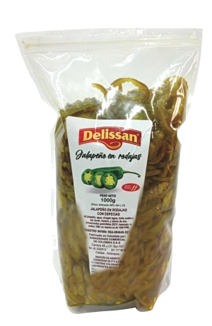 Jalapeño en rodajas con especias