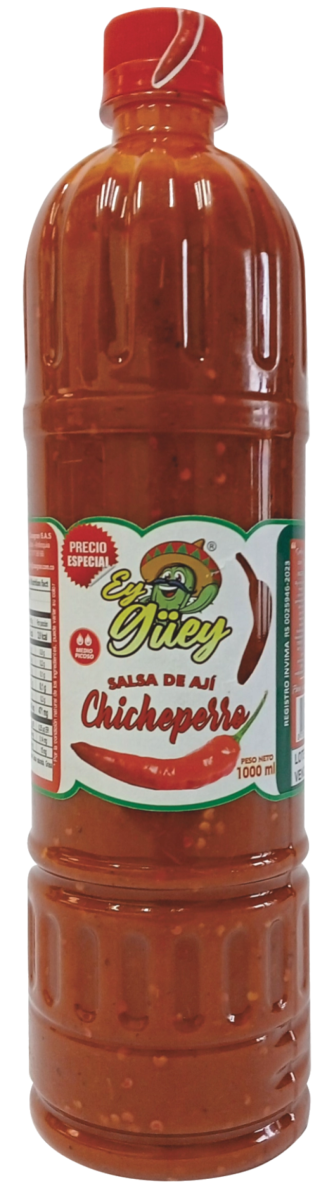 Salsa de ají chile criollo 1000 GR